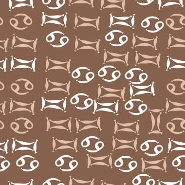 Soyut basit zodyak süsleme Dikişsiz desen