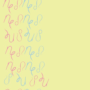 Soyut basit zodyak süsleme Dikişsiz desen