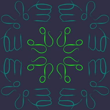 desen arka plan, Zodiac Signs 