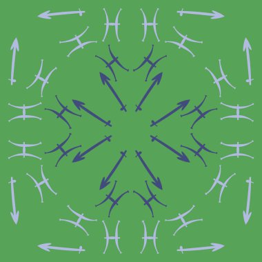 Zodiac Signs Dikişsiz desen. Vektör Illustration