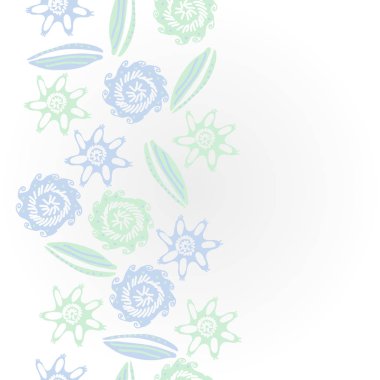 dikişsiz deniz deseni, sadece vektör illüstrasyon