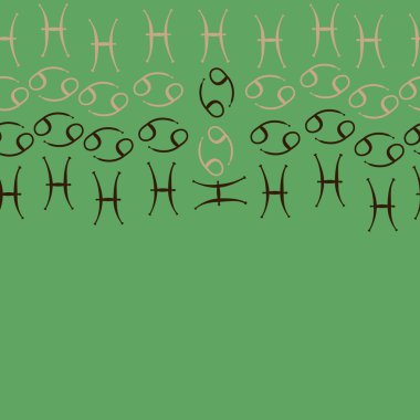 Soyut basit burçların kusursuz deseni 