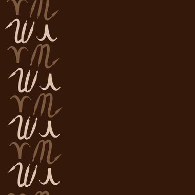 Zodiac Signs Dikişsiz desen. Vektör Illustration