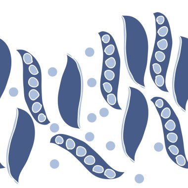 Soyut basit yaprakların kusursuz deseni