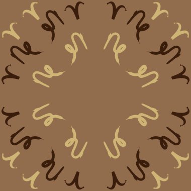 Soyut basit burçların kusursuz deseni, vektör illüstrasyonu