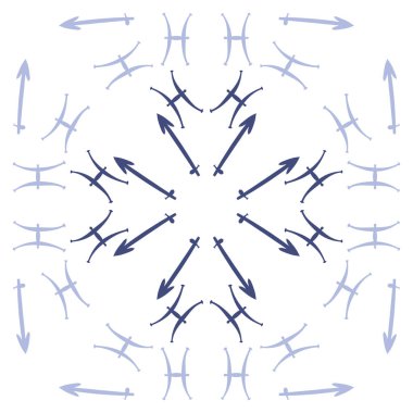 Zodiac Signs Dikişsiz desen. Vektör Illustration