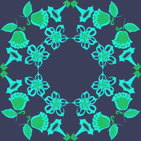 Απρόσκοπτη Floral Μοτίβο Διανυσματική Απεικόνιση — Διανυσματικό Αρχείο