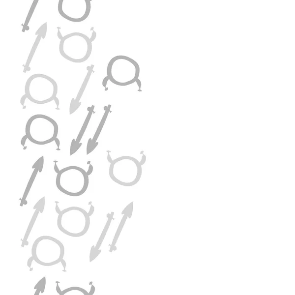 Безшовний Візерунок Знаків Зодіаку Лібра Сагітар Векторні Ілюстрації — стоковий вектор