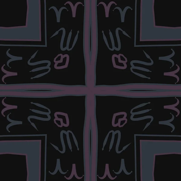 Векторний Абстрактний Хрест Ілюстрацією Прикрас — стоковий вектор