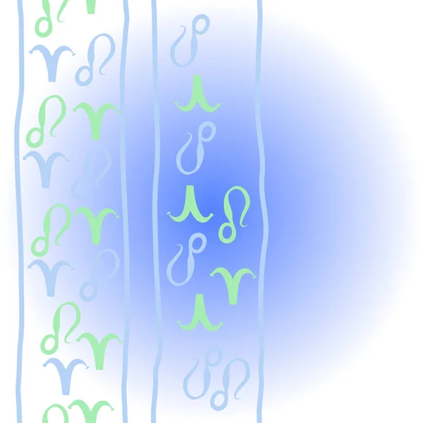 Fundo Padrão Padrão Vetorial Com Signos Zodíaco — Vetor de Stock