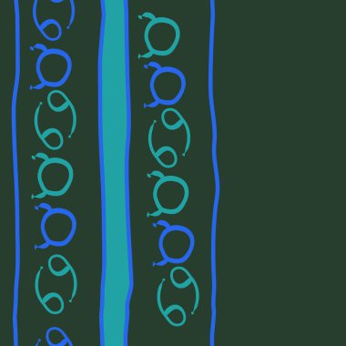 farklı sembollerle kesintisiz vektör arka planı
