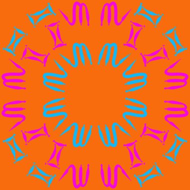 Zodyak işaretleri ile soyut arka plan, vektör 