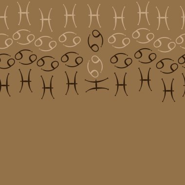 Soyut basit burçların kusursuz deseni 