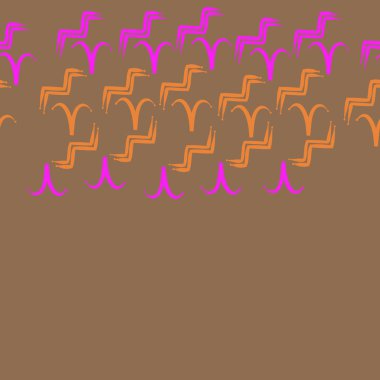 Zodiac Signs Dikişsiz desen. Vektör Illustration