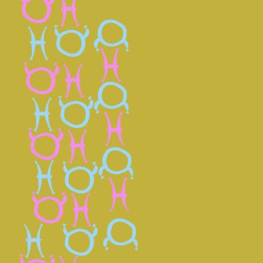 farklı sembollerle kesintisiz vektör arka planı