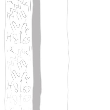 desen arka plan, Burç işaretleri ile vektör deseni 