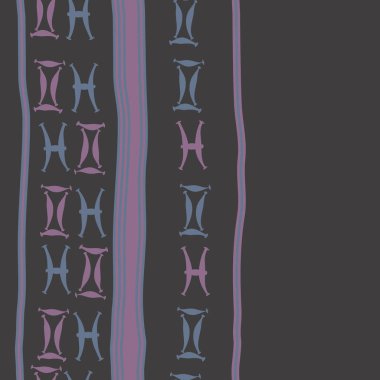 desen arka plan, burçlar ile soyut vektör desen 