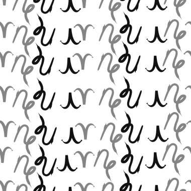 Soyut basit burç süslerinin kusursuz deseni