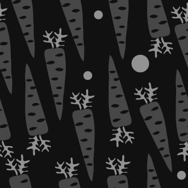 Havuçlu kusursuz desen, vektör çizimi