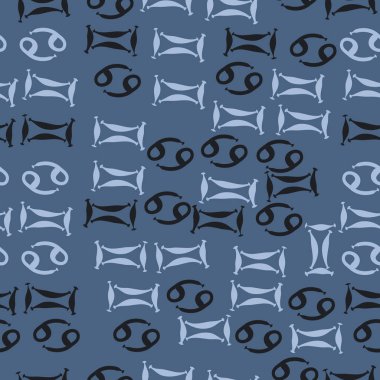 Soyut basit zodyak süsleme Dikişsiz desen