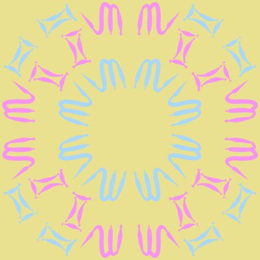 Zodyak işaretleri ile soyut arka plan, vektör 