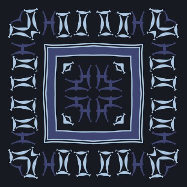 Soyut basit burç süslerinin kusursuz deseni