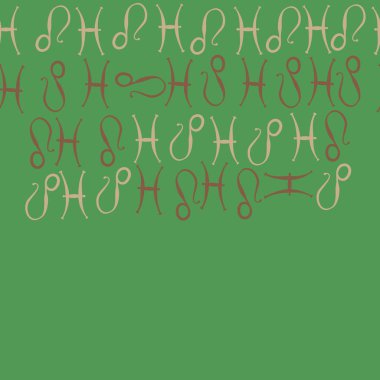 Zodiac Signs ile farklı Dikişsiz desen