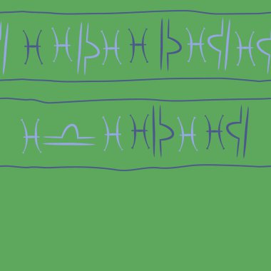 Zodiac Signs deseni, karalama, kopya alanı