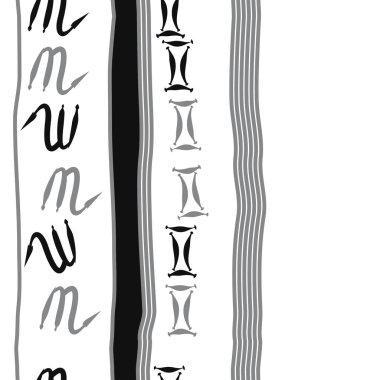 burç işaretleri ile dikişsiz desen, vektör illüstrasyon 