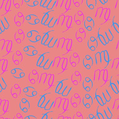 Soyut basit zodyak süsleme Dikişsiz desen