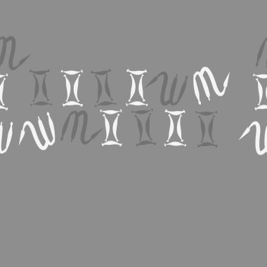 burç işaretleri ile dikişsiz desen, vektör illüstrasyon 