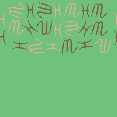 desen arka plan, Burç işaretleri ile vektör deseni 