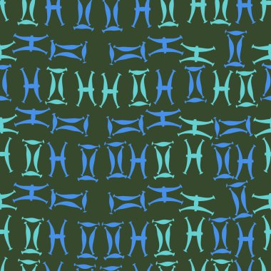 Soyut basit zodyak süsleme Dikişsiz desen