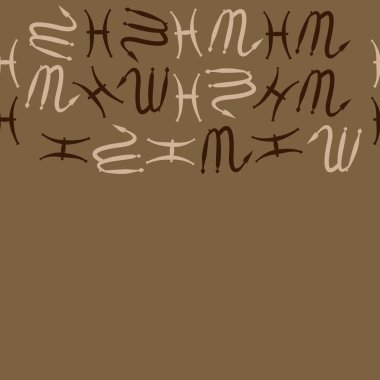 desen arka plan, Burç işaretleri ile vektör deseni 