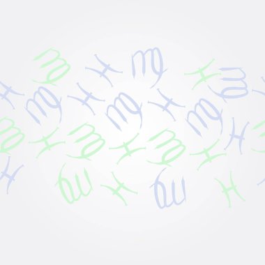 Zodiac Signs Dikişsiz desen. Vektör Illustration