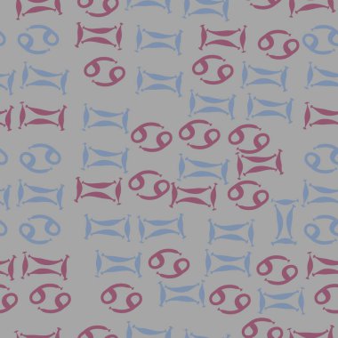 Soyut basit zodyak süsleme Dikişsiz desen