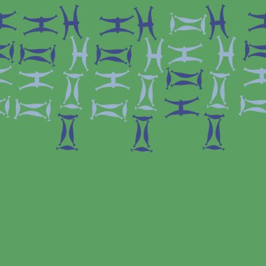 Soyut basit burç süslerinin kusursuz deseni