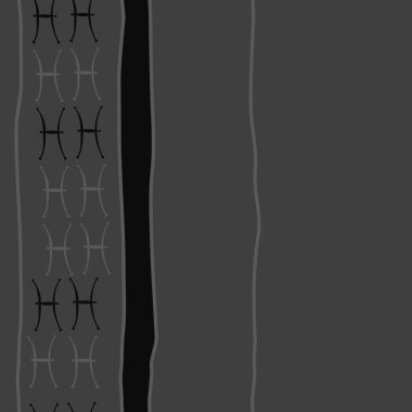 desen arka plan, burçlar ile soyut vektör desen 