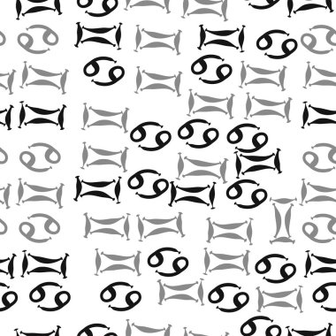 Soyut basit zodyak süsleme Dikişsiz desen