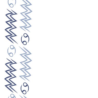 desen arka plan, Burç işaretleri ile vektör deseni 