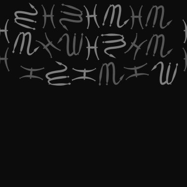 desen arka plan, Burç işaretleri ile vektör deseni 