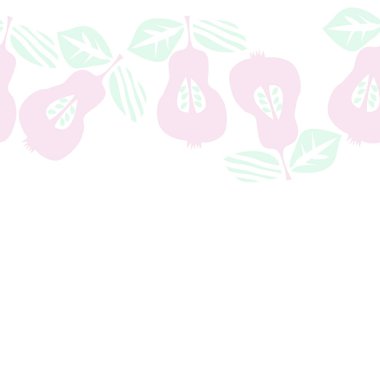 Soyut basit armut Dikişsiz desen