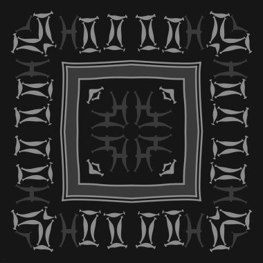 Soyut basit burç süslerinin kusursuz deseni