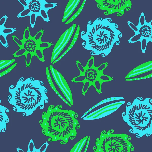 dikişsiz deniz deseni, sadece vektör illüstrasyon