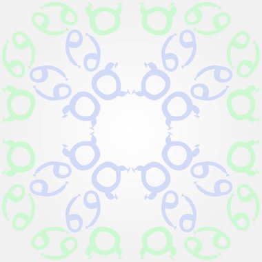 Soyut basit zodyak süsleme Dikişsiz desen