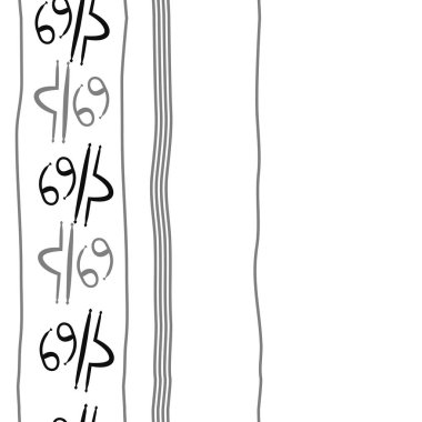 Zodiac Signs Dikişsiz desen. Vektör Illustration