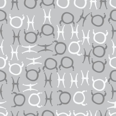 Soyut basit zodyak süsleme Dikişsiz desen