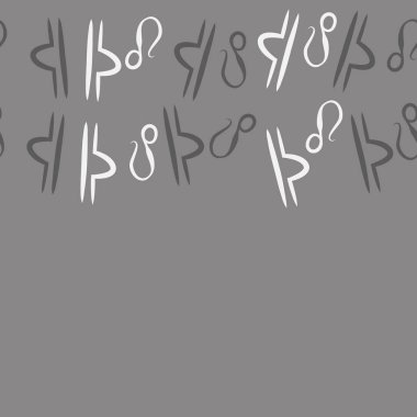 Zodiac Signs Dikişsiz desen-Leo, Terazi. Vektör Illustration