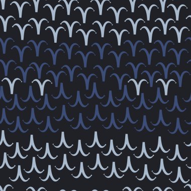 Soyut basit burç süs sembolleri Dikişsiz desen