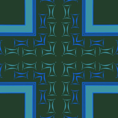 soyut geometrik şekillerin tam kare vektör illüstrasyonu 